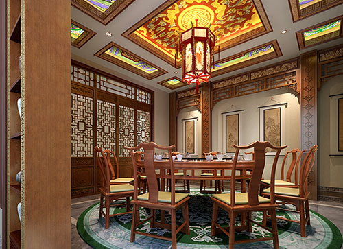 聊城中式古典风格家居装修设计效果图